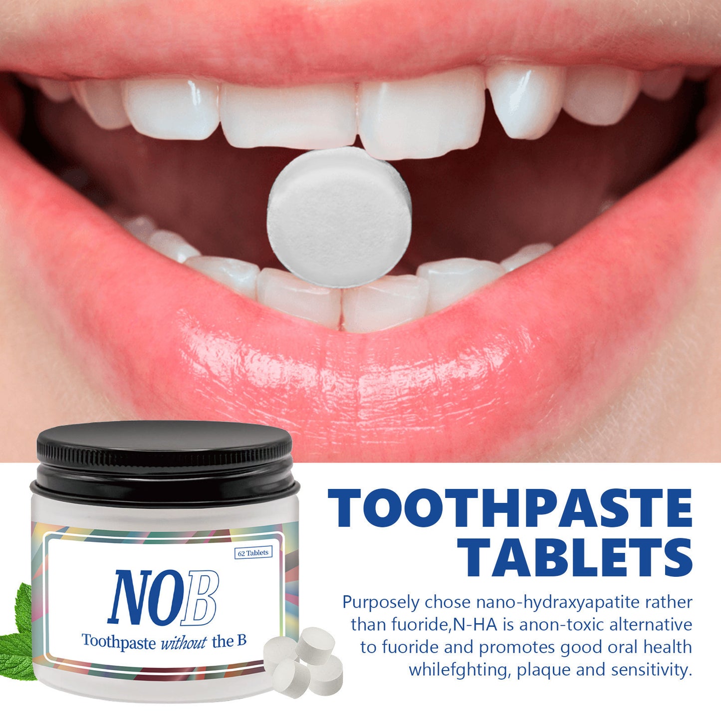 Solid Toothpaste Tablet